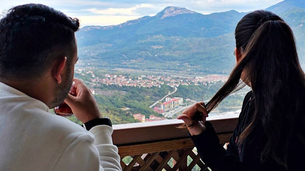 Karadeniz'de doğa şöleni! Turistik Karaelmas Ekspresi yolcularını büyüledi 19